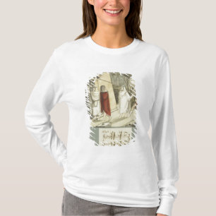 T-shirt Illustration pour la cannelure magique de Mozart