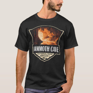 T-shirt Illustration Rétro du Parc National de Mammoth Cav