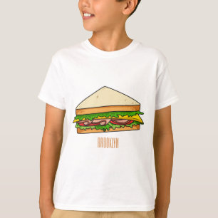 T-shirt Illustration Sandwich