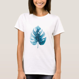 T-shirt Illustration simple de la Monstère Bleue Aquarelle
