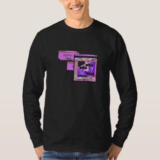 T-shirt Illustration triste de navigateur PC esthétique Va