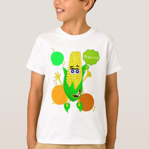 T-shirt Illustration unique de monstre de maïs pour des
