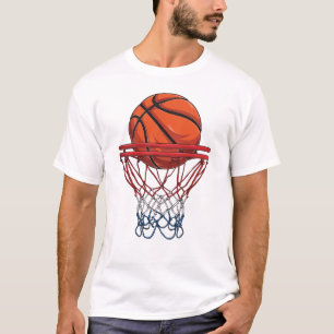 T-shirt Illustration vectorielle d'anneau et de filet de b