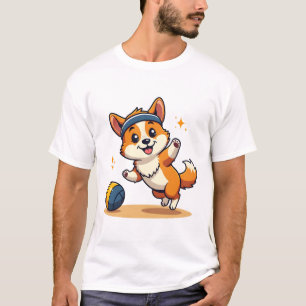 T-shirt Illustration vectorielle de chien de volley-ball C
