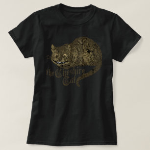 T-shirt Illustration vintage de chat de Cheshire
