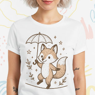 T-shirt Illustration Vintage de Fox