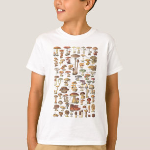 T-shirt Illustration vintage des champignons