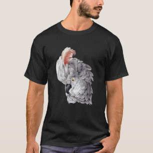 T-shirt Illustration vintage D'Oiseau De Cockatoo Par Aert