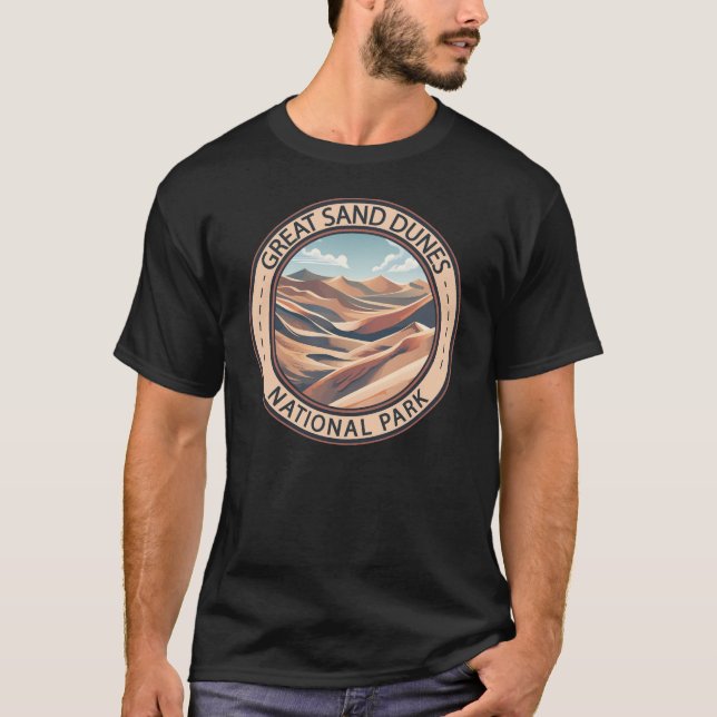 T-shirt Illustration Voyage dans le parc national des Grea (Devant)