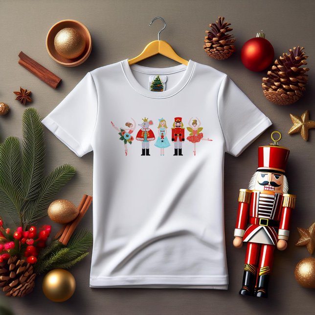 T-shirt Illustrations des personnages de noisette de Noël (Créateur téléchargé)