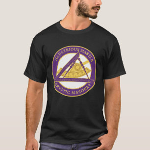 T-shirt Illustre Mason Mason Cryptique Masonry York Rite