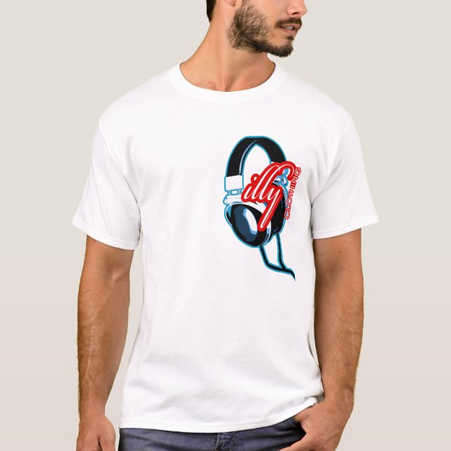 T-shirt illy - conception d'écouteur (Devant)