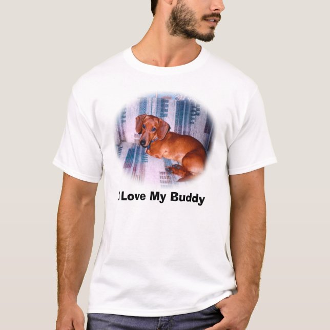 T-shirt ilovebuddy, j'aime mon ami (Devant)