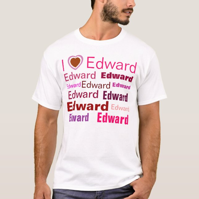 T-shirt iloveedward (Devant)