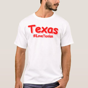 T-shirt "#iLoveTexian " Joli design. Acheter maintenant