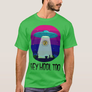 T-shirt ILS ACCUEILLENT TROP DE Bitcoin UFO
