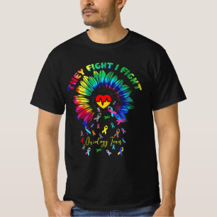T-shirt Ils combattent I Combattre L'Équipe D'Oncologie To