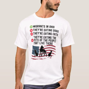 T-shirt Ils Mangent Des Animaux De Compagnie À Springfield