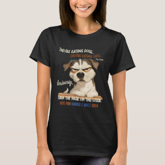 T-shirt Ils mangent des chiens ! Ils Mangent Des Chats ! V