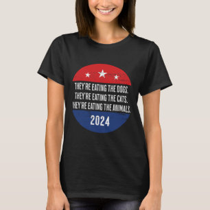T-shirt Ils mangent les chiens Ils mangent les chats Tr
