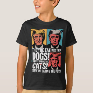 T-shirt Ils mangent les chiens Trump contre Kamala 2024 El