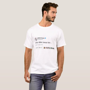 T-shirt "Ils ont détesté le JR pièce en t de Jésus tro