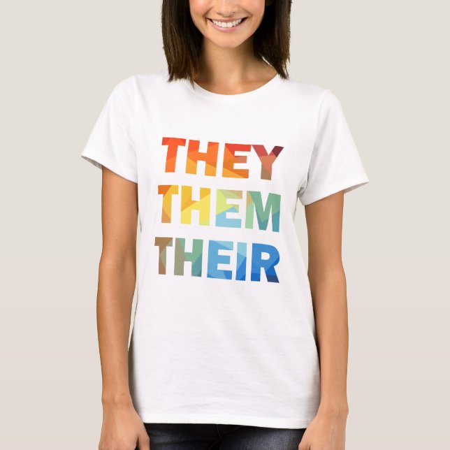 T-shirt Ils Ont Leurs Prononononounes De Sexe (Devant)