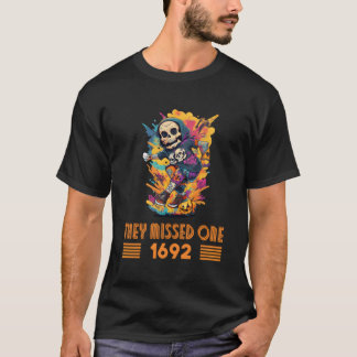 T-shirt Ils Ont Manqué Un 1692 - Young Ghost Skeleton Hall