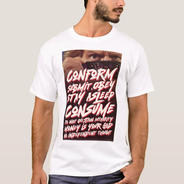 T-shirt Ils ont un film en direct (Devant)