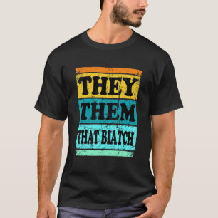 T-shirt Ils Pronononounes Non binaire Genre Neutre Lgbtq