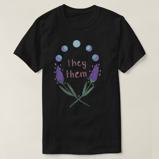 T-shirt ils prononouns Sticker (Design devant)