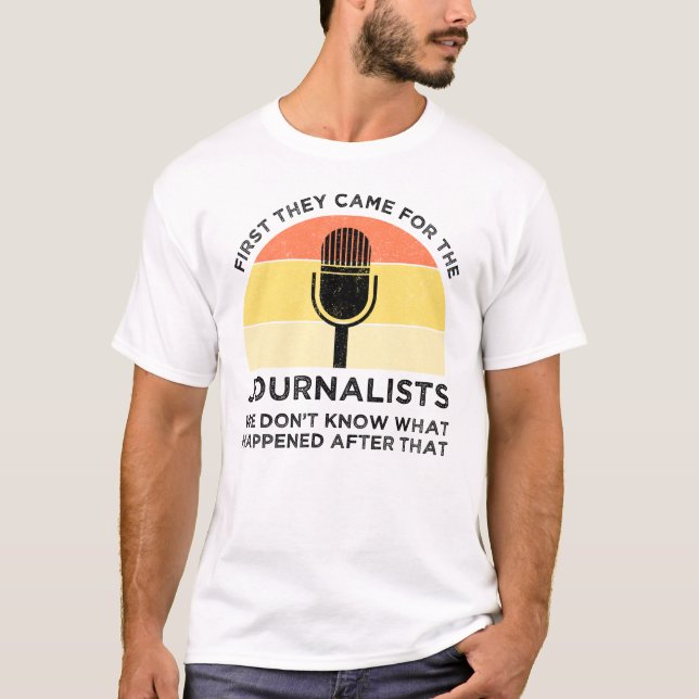 T-shirt Ils Sont Venus Pour La Première Fois Pour Les Jour (Devant)
