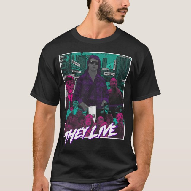 T-shirt Ils vivent (Devant)