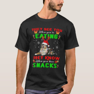 T-shirt Ils Vous Voient Manger Reindeer Père Noël Australi