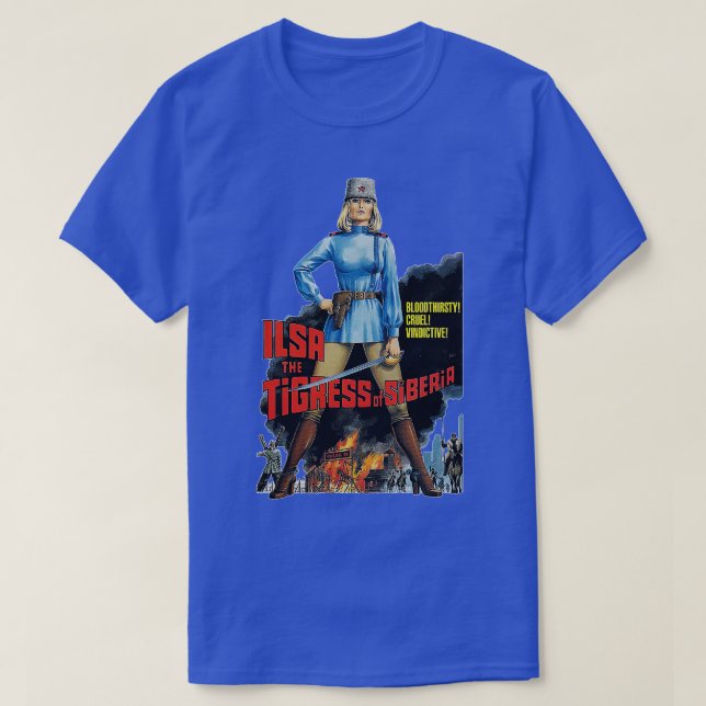 T-shirt Ilsa la Tigre de Sibérie les années 70 culte class (Design devant)