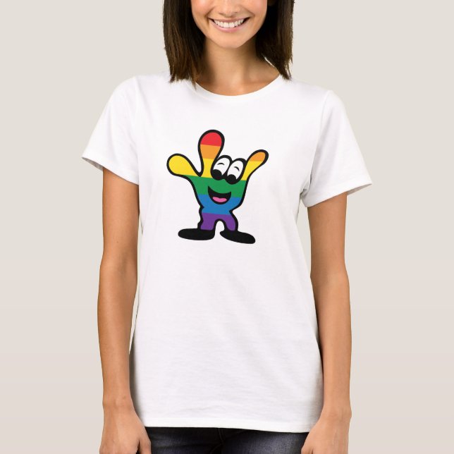 T-shirt ILY Pride femme Débardeur de culture de fleurs (Devant)