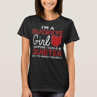 T-shirt Im A Buckeye Girl Ohio State For Women