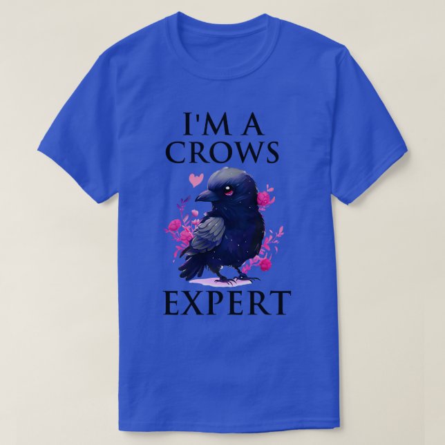 T-shirt Im A Crows Expert (Design devant)