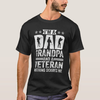 T-shirt I'm A Dad Grandpa Veteran Father's Day