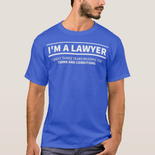 T-shirt IM A LAWYER Texte blanc