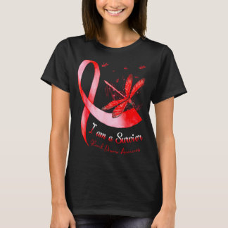 T-shirt Im A Survivor Heart Disease Awareness Month Red Ri