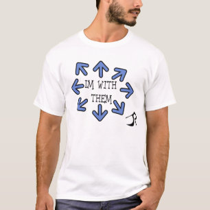 T-shirt Im avec eux