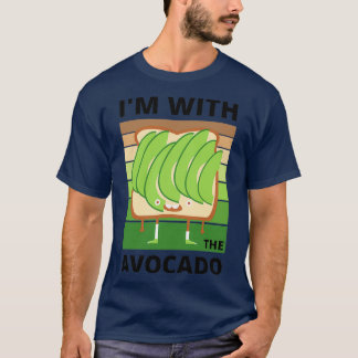 T-shirt Im avec l'Avocado sur Toast Dark Design