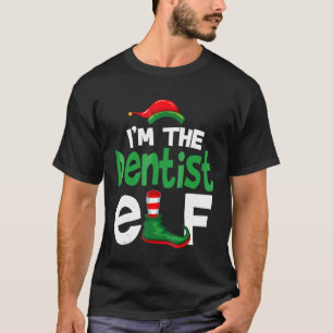 T-shirt Im Famille De Noël Des Elfes Dentistes Corresponda