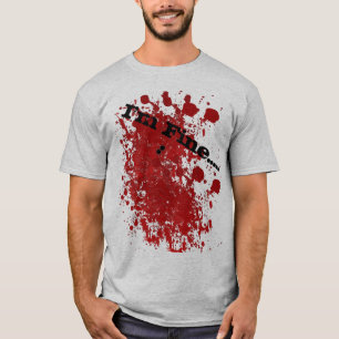 T-shirt Im Fine, blessé