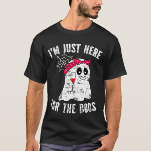 T-shirt I'm Just Here For The Boos Funny Halloween Ghost