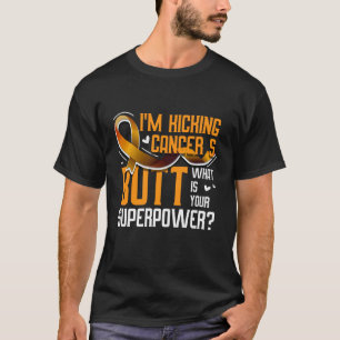 T-shirt I'm Kicking Cancer's Butt Leukemia Awareness Survi
