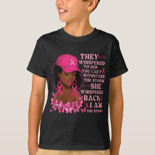 T-shirt Im La Storm Femmes Black Cowgirl Cancer Du Sein Aw