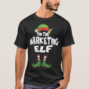 T-shirt Im Le Marketing Elf Christmas Eve Xmas Elf Squad
