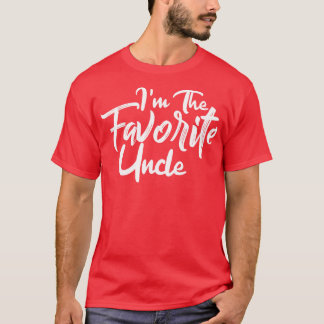 T-shirt Im L'oncle favori blanc oncle vintage anniversaire